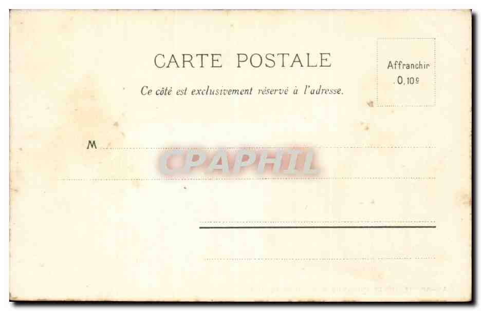 Cascarotte, mère de poissons à St Jean de Luz — Souvenir des Pyrénées — éditeur Laupont, n° 6009 — Reverso