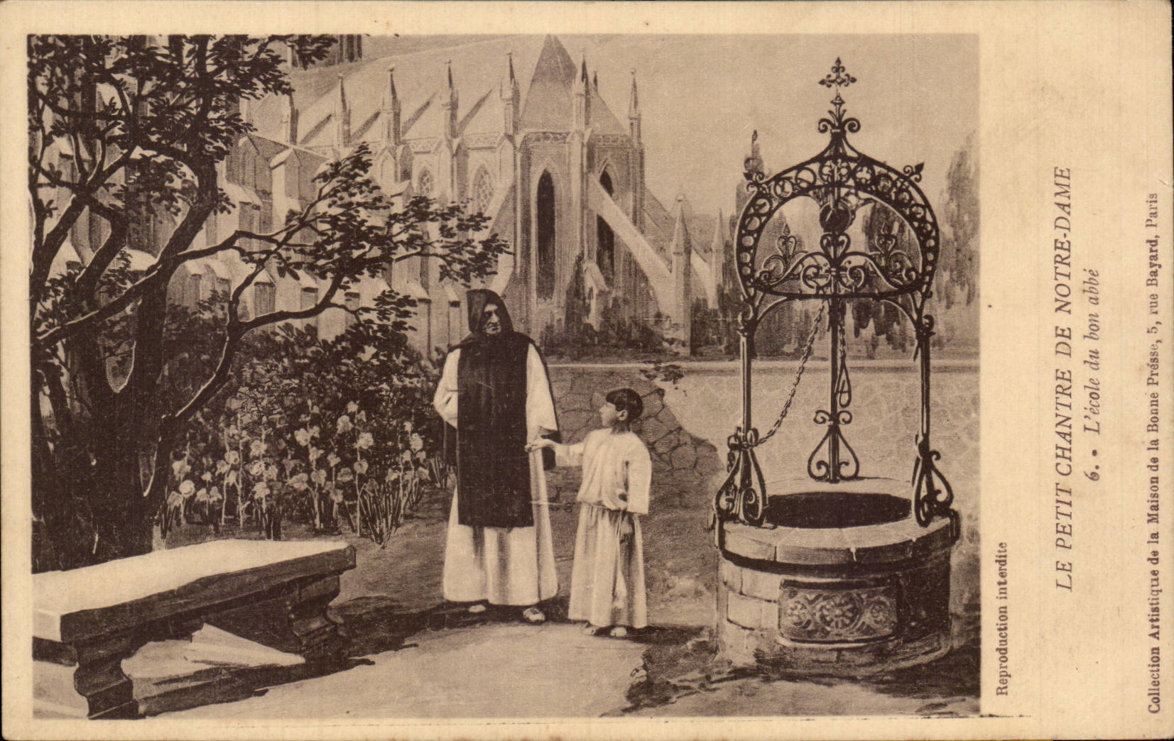 Religion - Le Petit Chantre de Notre Dame - L Ecole du bon abbe - CPA 