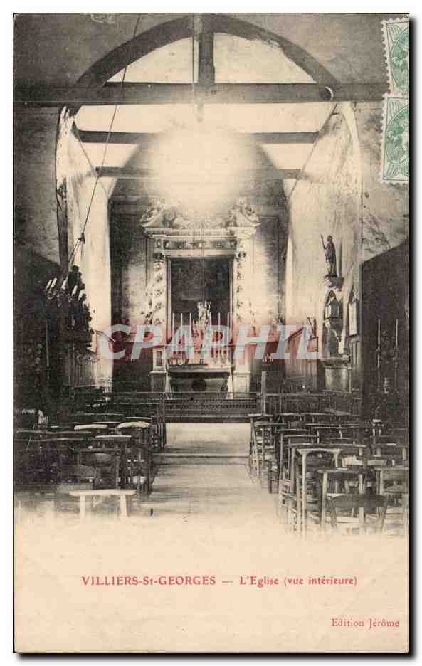 Villiers St Georges - L Eglise - CPA 