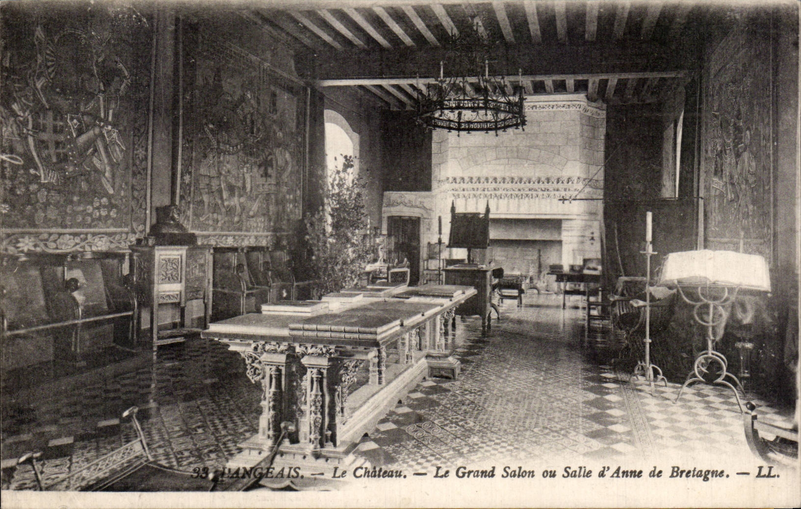 Langeais - Le Chateau - Le Grand Salon - CPA 