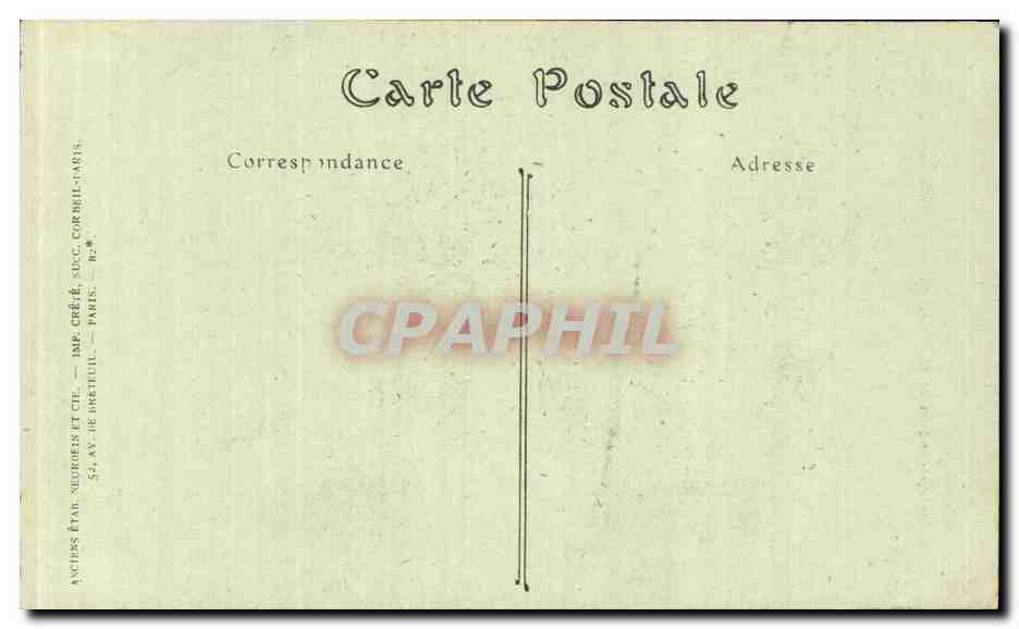 CPA Amboise La chapelle et le Tour Cesar — Rückseite