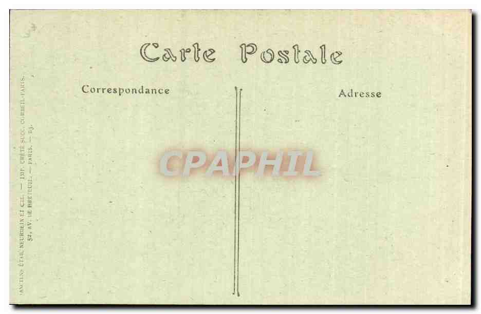 CPA Amboise Le chateau La chapelle — Rückseite