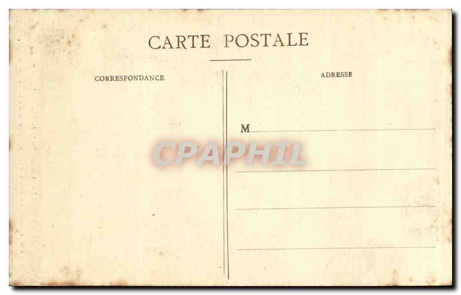 CPA Amboise Le chateau Porte de l ancien jeu de Paume — Rückseite
