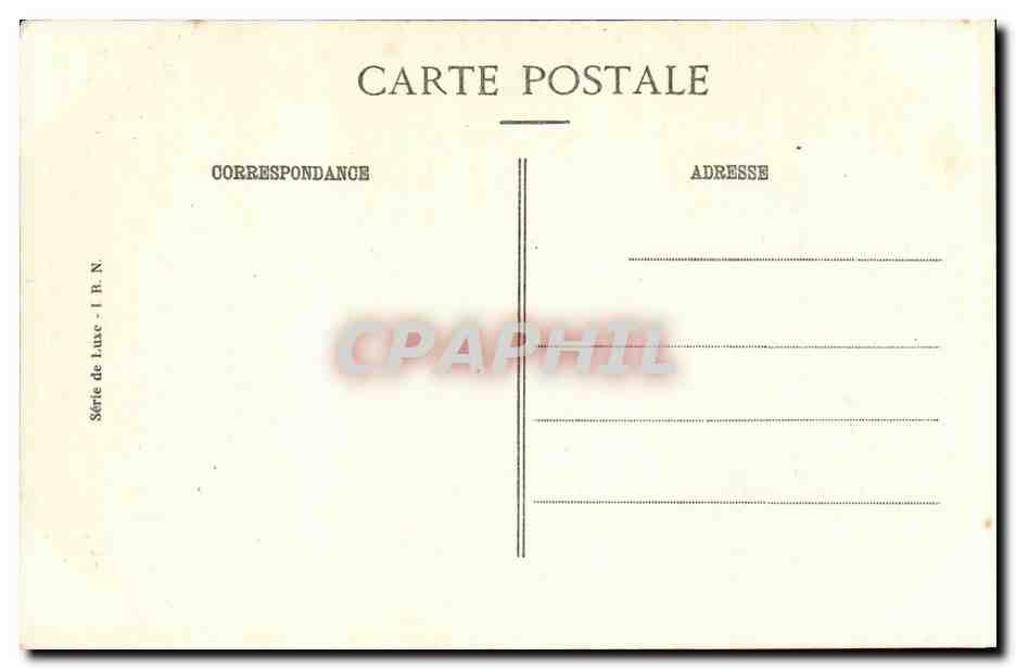 CPA Amboise Le chateau vu de l ile Saint Jean  — Rückseite