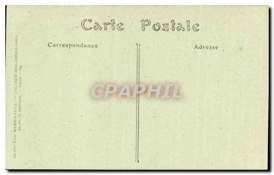 CPA Amboise Le chateau Porte de la chapelle  — Rückseite
