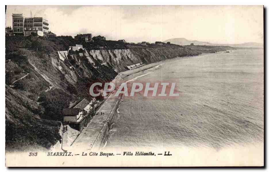 CPA Biarritz La cote basque Villa Helianthe