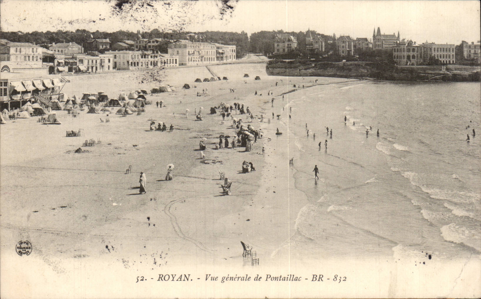 CPA Royan Vue generale de Pontaillac