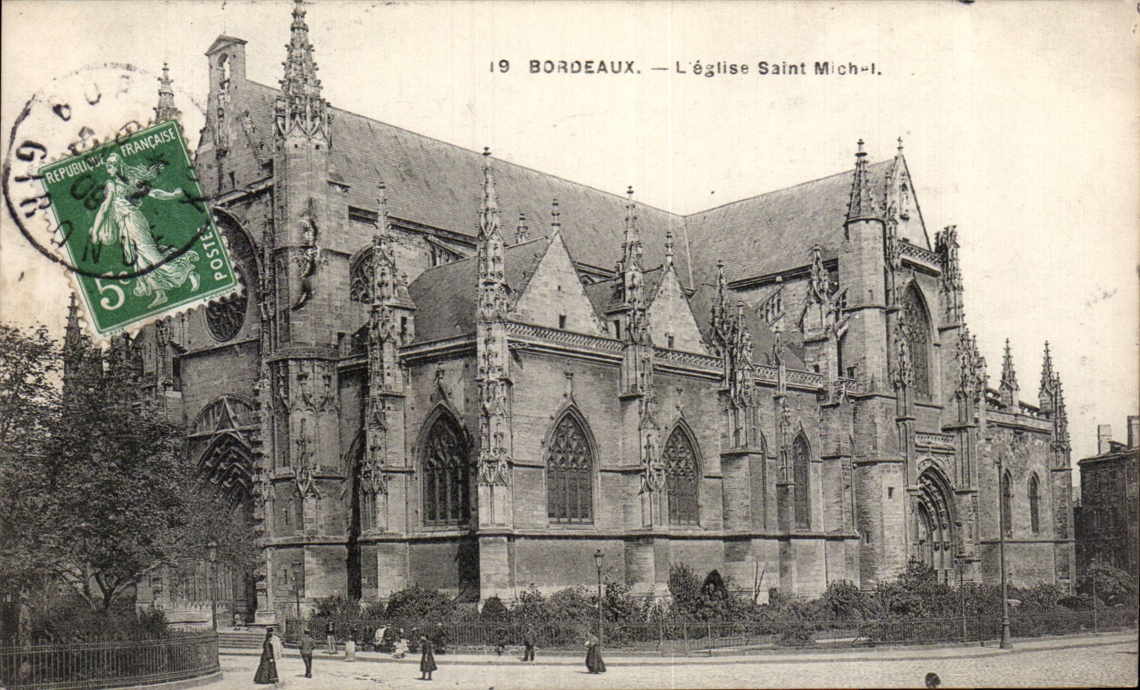 CPA Bordeaux L eglise Saint Michel