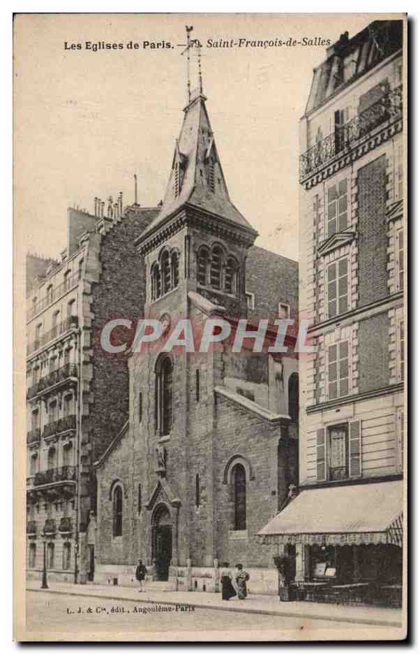 CPA Paris Eglise Saint Francois de Salles