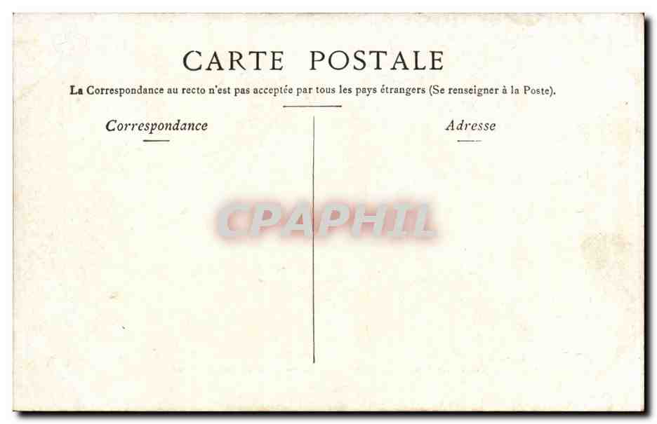 CPA Paris Boulevard Sebastopol et place du Chatelet  — Verso
