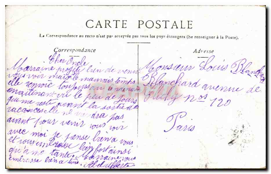CPA Versailles Bassin de Latone (grandes eaux) — Verso