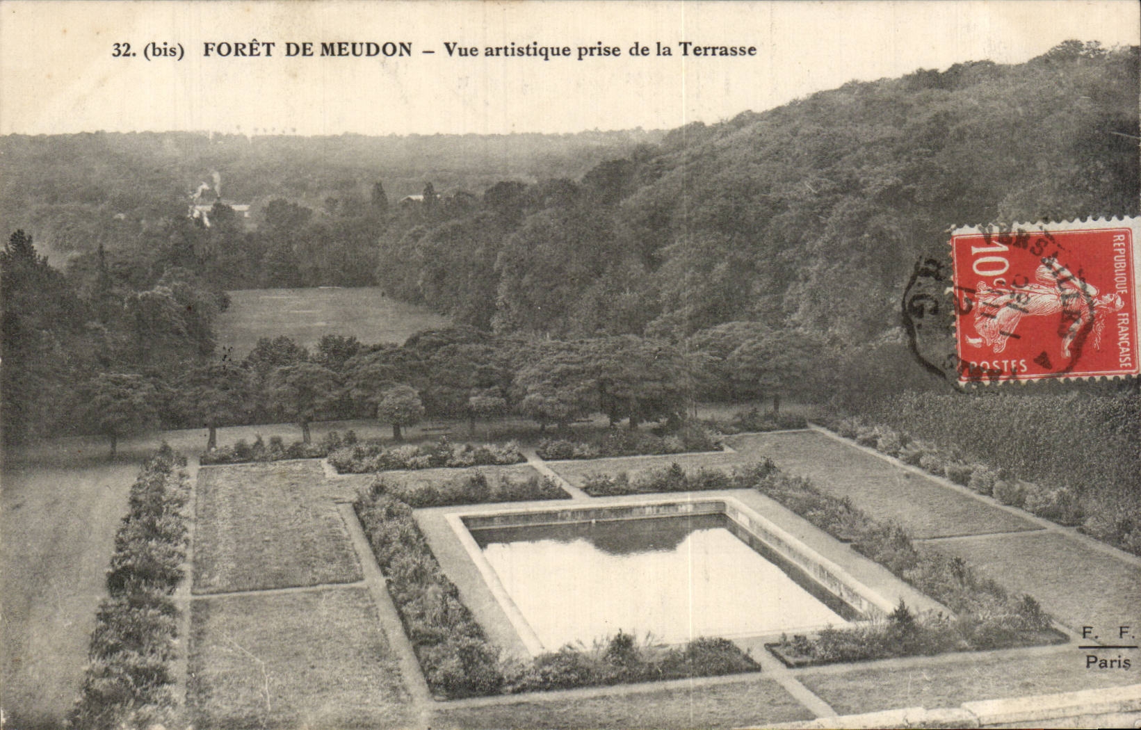 CPA Meudon Foret Vue artistique prise de la terrasse
