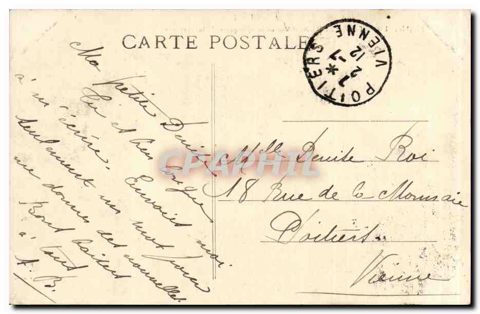 CPA Meudon Foret Vue artistique prise de la terrasse — Rückseite
