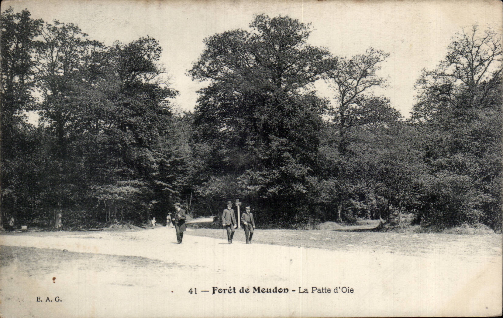 CPA Foret de Meudon La patte d oie