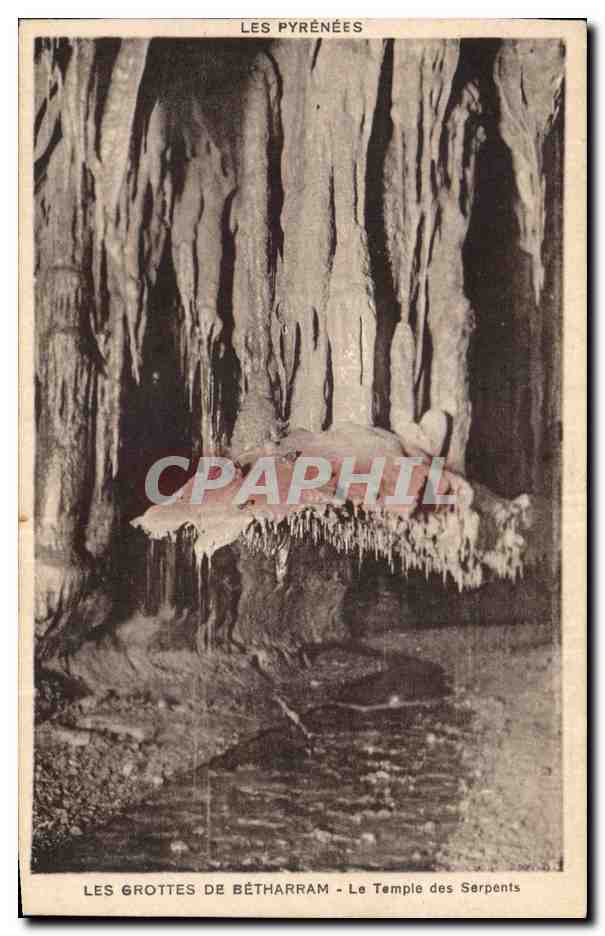 Les Grottes de Bétharram - Le Temple des Serpents — Éd. Les Grottes de Bétharram, n° 3-9