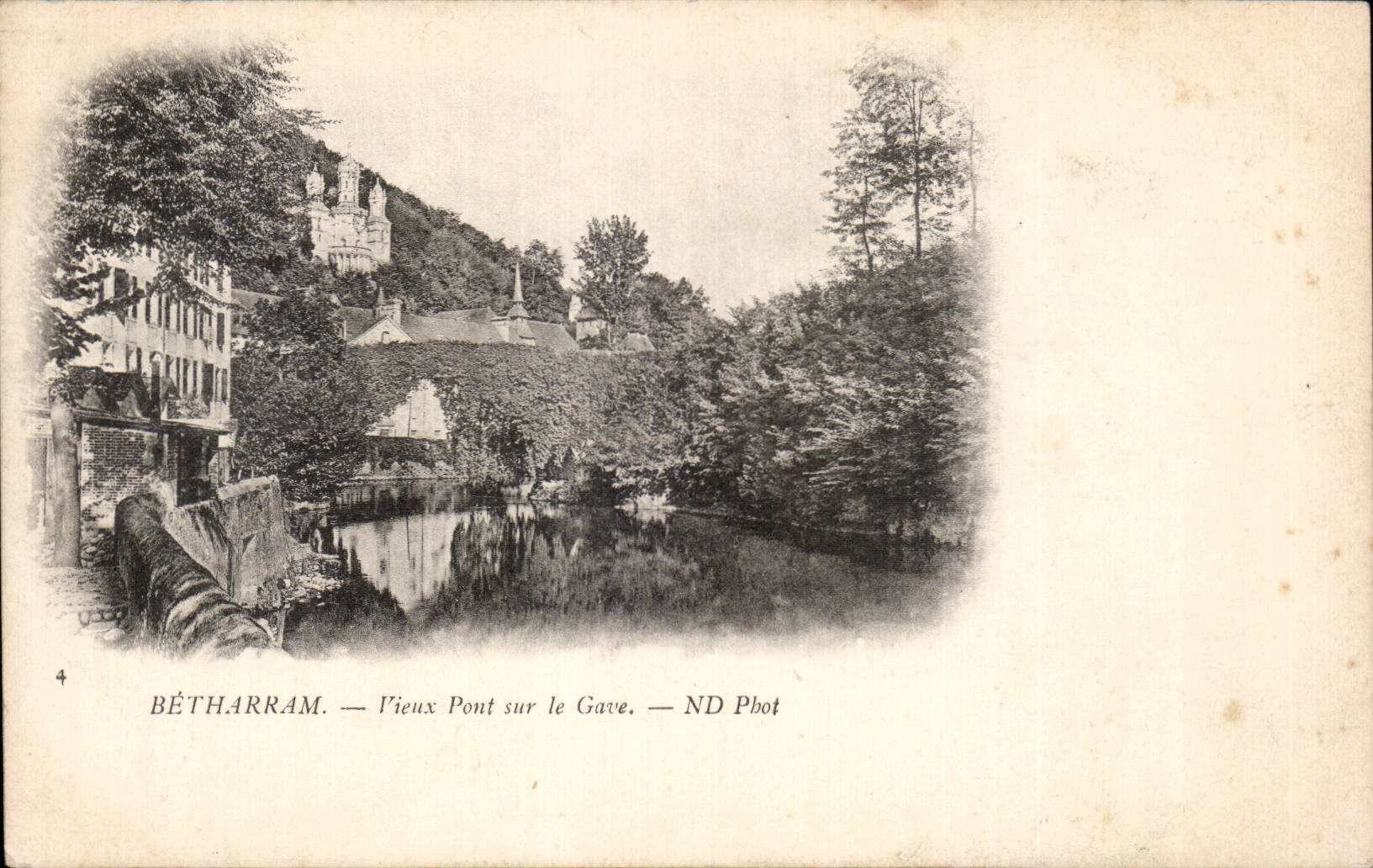 CPA Betharram Vieux pont sur le Gave