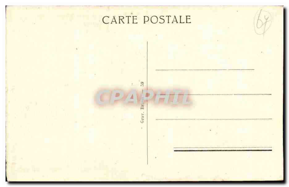 CPA Strasbourg La cathedrale — Verso