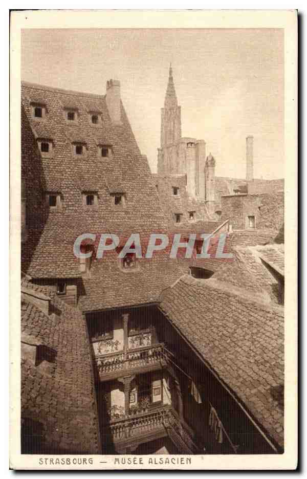 CPA Strasbourg Musee alsacien