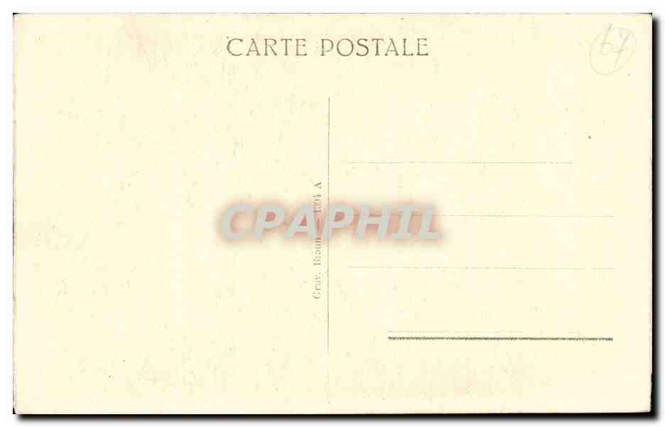 CPA Strasbourg Musee alsacien — Verso