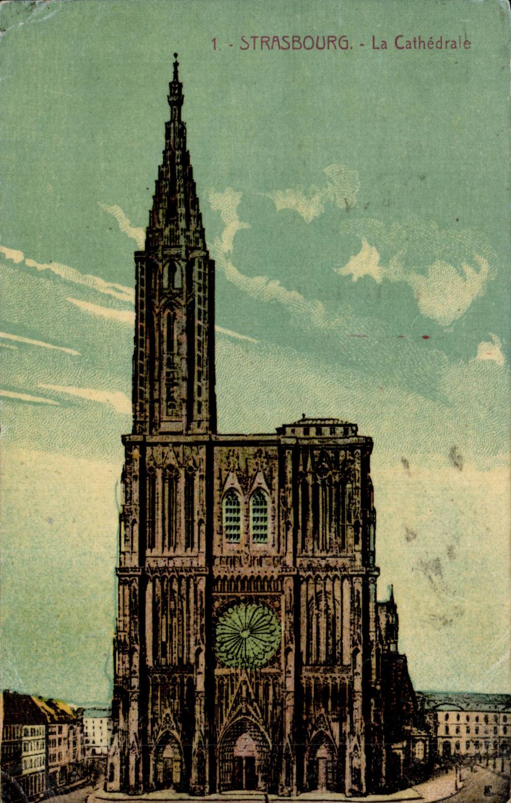 CPA Strasbourg la cathedrale