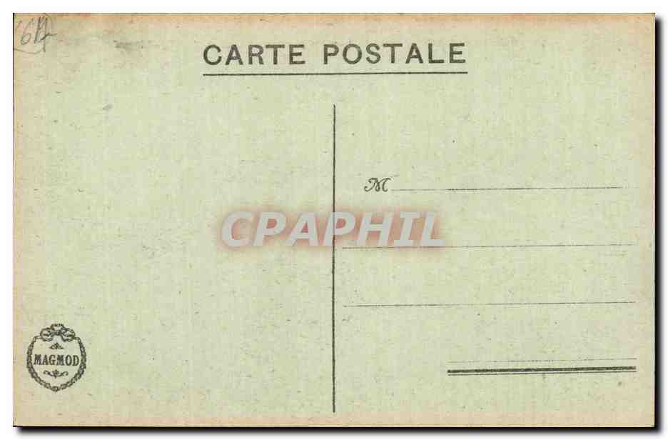 CPA Strasbourg Palais de l ex empereur Place de la Republique — Verso