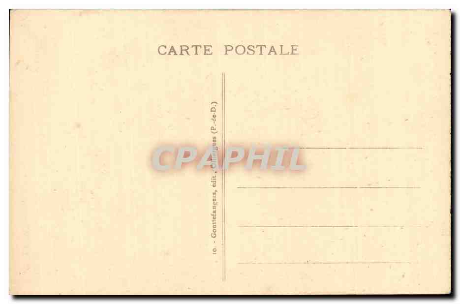 Le Mont-Dore - Pic du Capucin (altitude 1473 m.) — L'Auvergne Poétique — éditeur Goentefangss (P.-de-D.) — Verso
