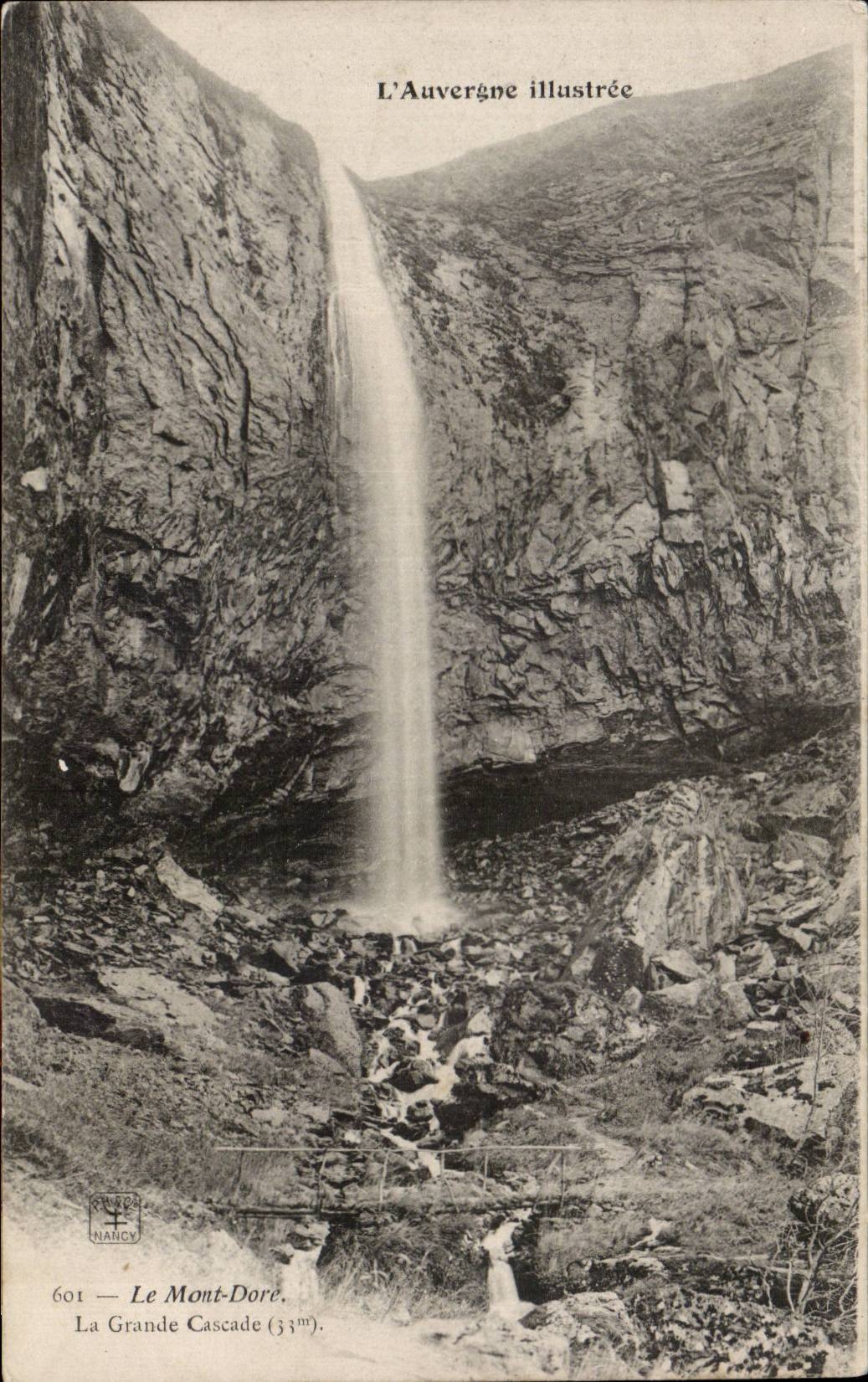 CPA Le Mont Dore la grande cascade