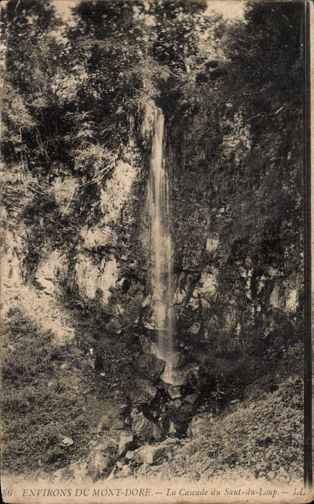 Environ du Mont-Dore — La Cascade du Saut-du-Loup — LL