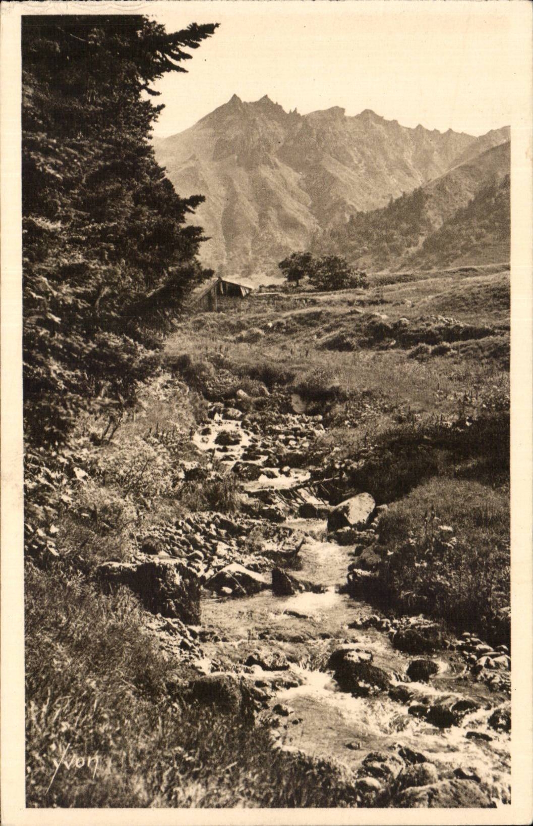 Au pied du Sancy — Auvergne (1885 m.) — Yvon, n°18