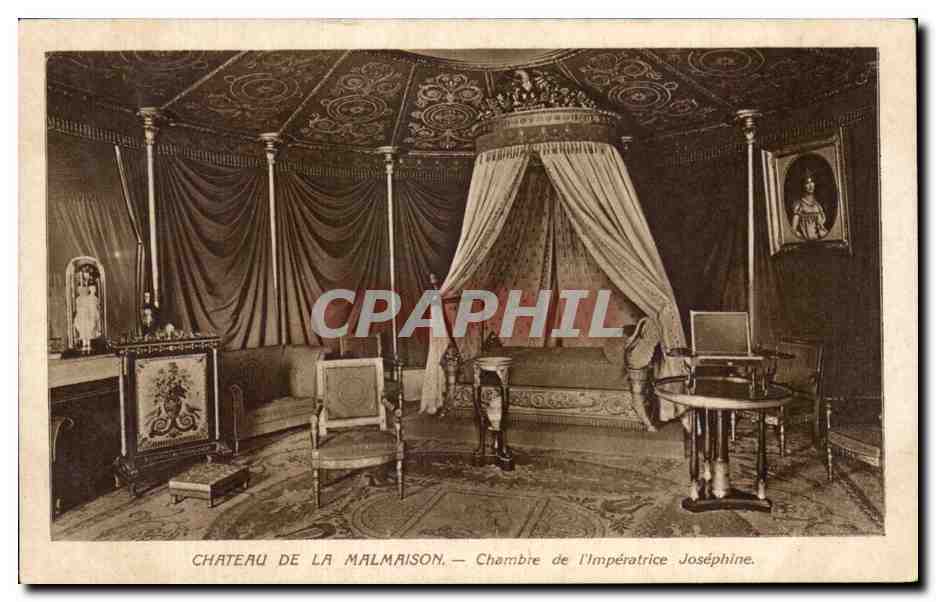 CPA Chateau de la Malmaison Chambre de l imperatrice Josephine