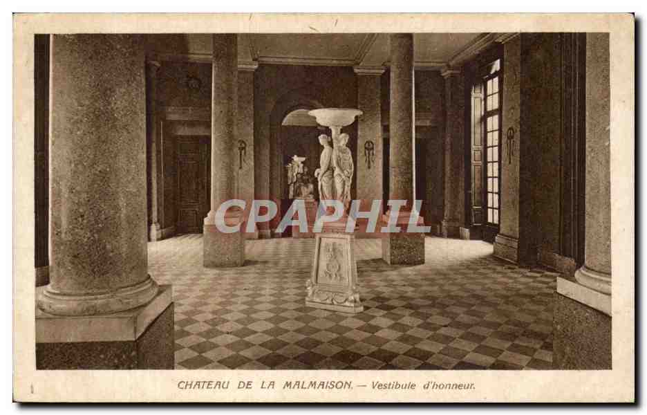 CPA Chateau de la Malmaison Vestibule d honneur