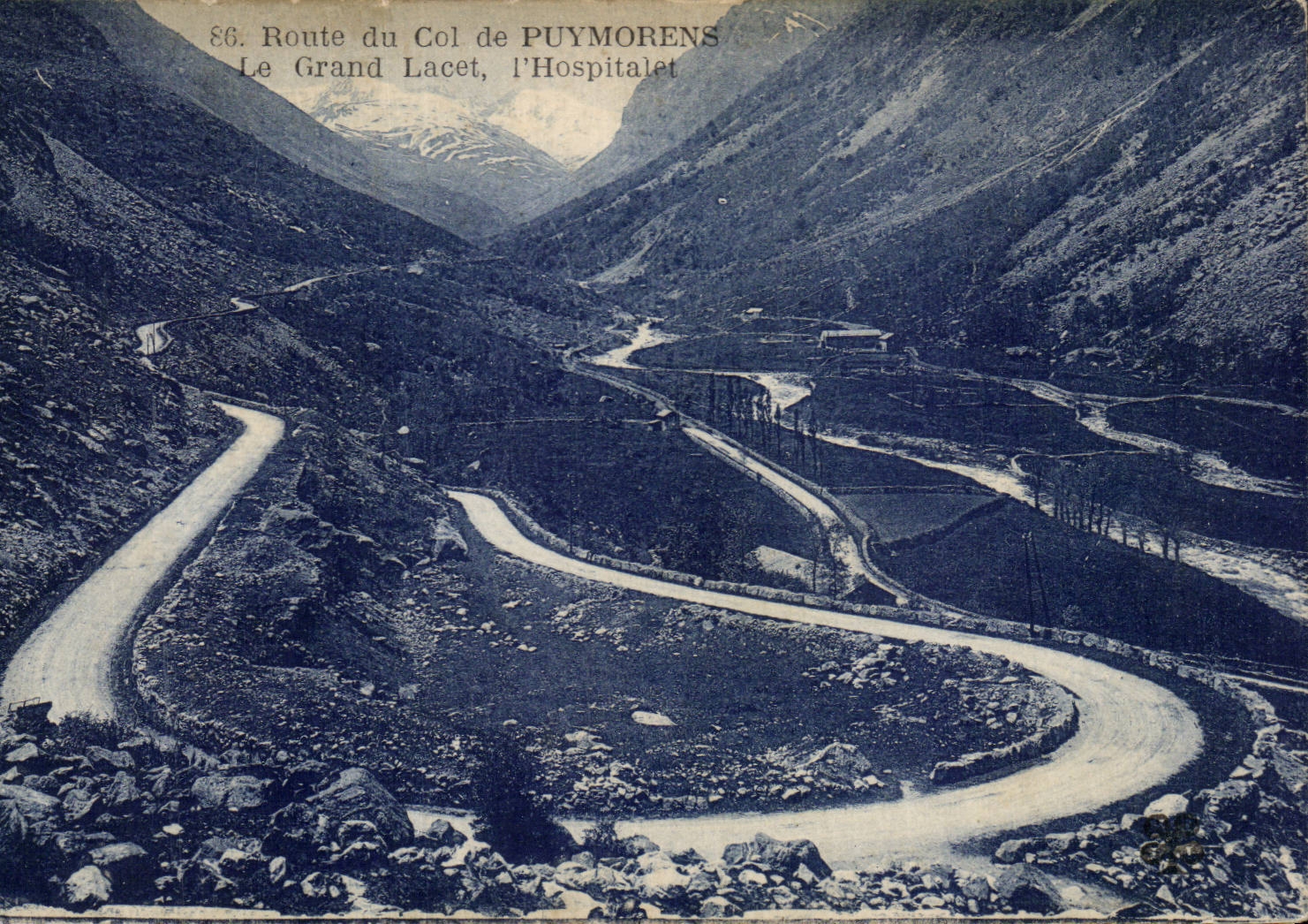 Route du Col de Puymorens — Le Grand Lacet, l'Hospitalet — série 86