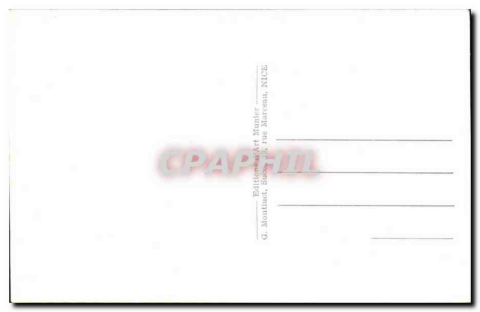 CPA Menton Vue generale prise de Garavan — Rückseite