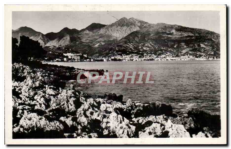 CPA Menton Vue generale prise du Cap Martin