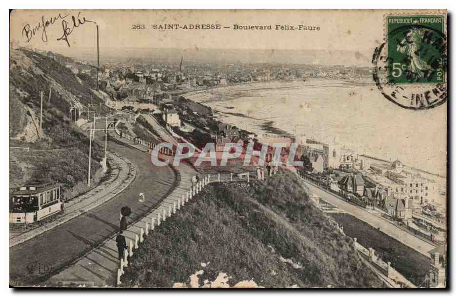 CPA Sainte Adresse Boulevard Felix Faure