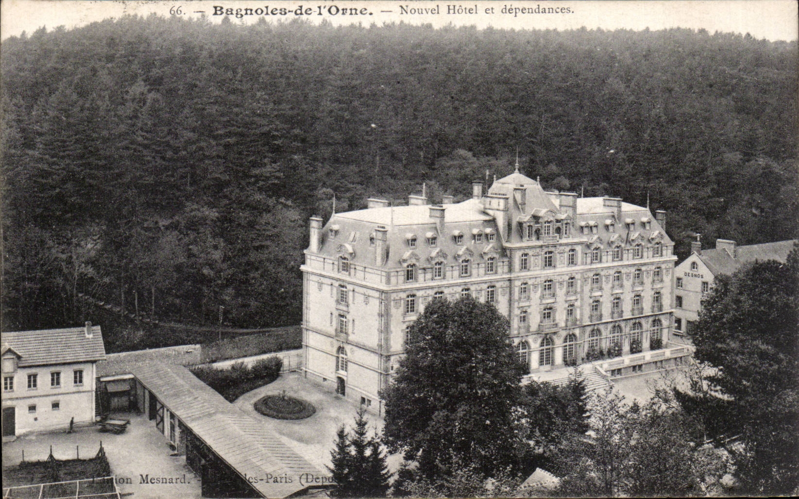 CPA Bagnoles de l orne Nouvel hotel et dependances