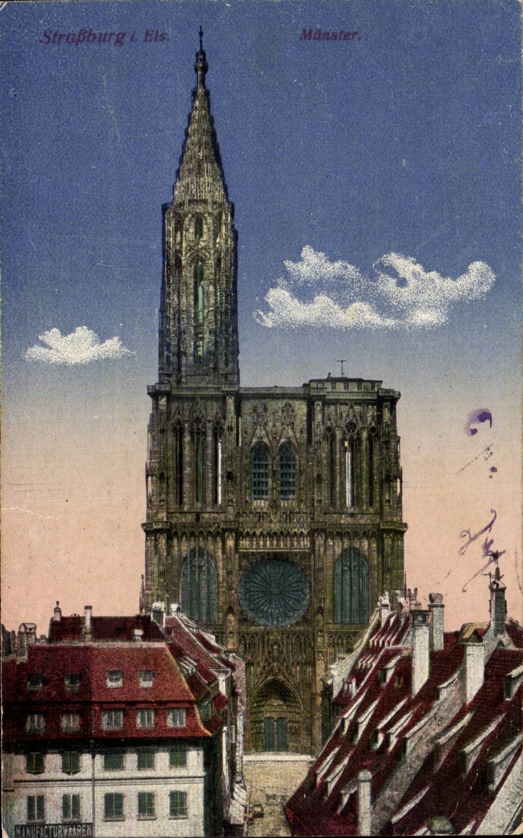 Strasbourg i. Eis. — Cathédrale Notre-Dame — Manufacturwaren