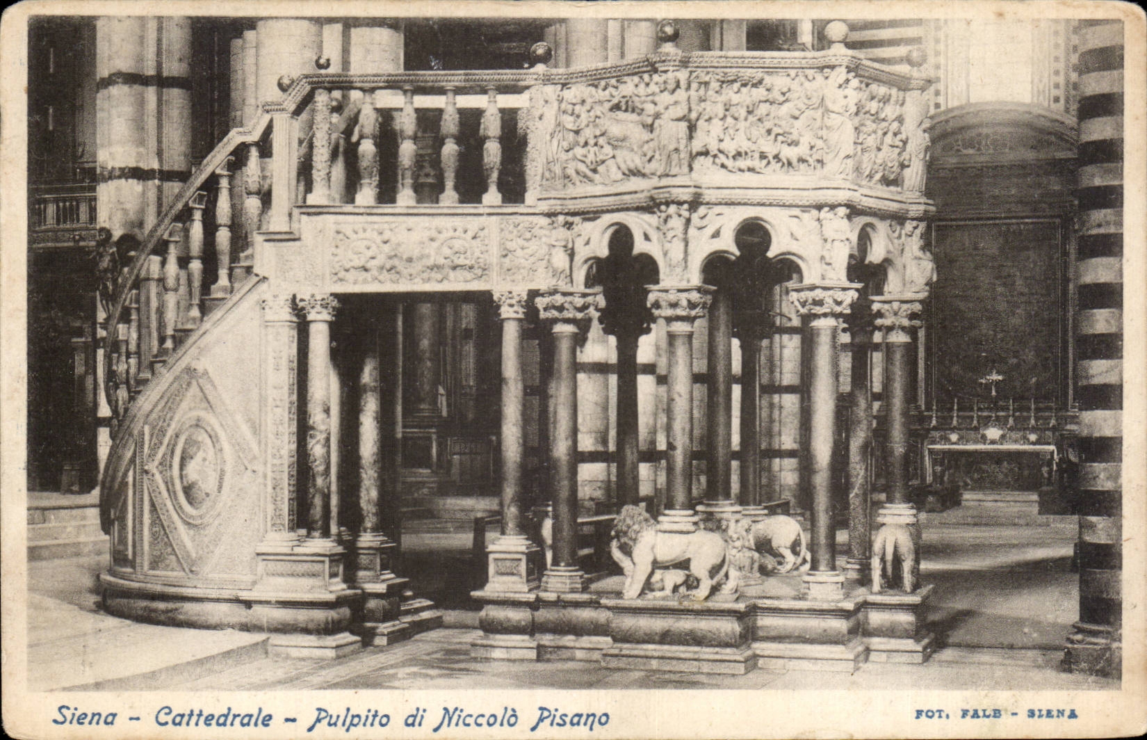 CPA Italie Italia Siena Cattedrale Pulpito di Niccolo Pisano