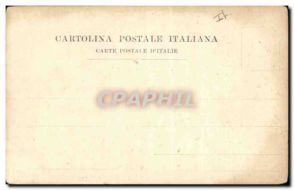 CPA Italie Italia Genova L universita Ingresso — Rückseite