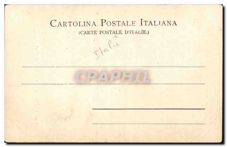 CPA Italie Italia Genova Camposanto Mon Noli Da Costa Saccomanno Ange Angel — Rückseite