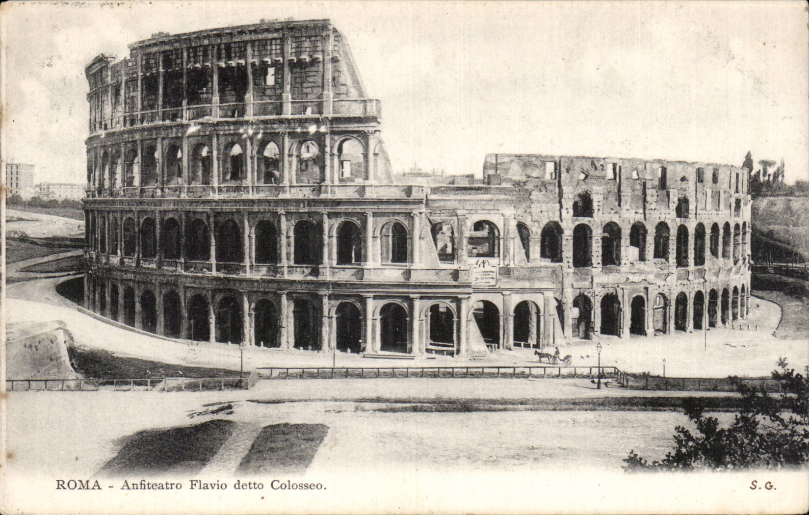 CPA Italie Italia Roma Anfiteatro flavio detto colosseo