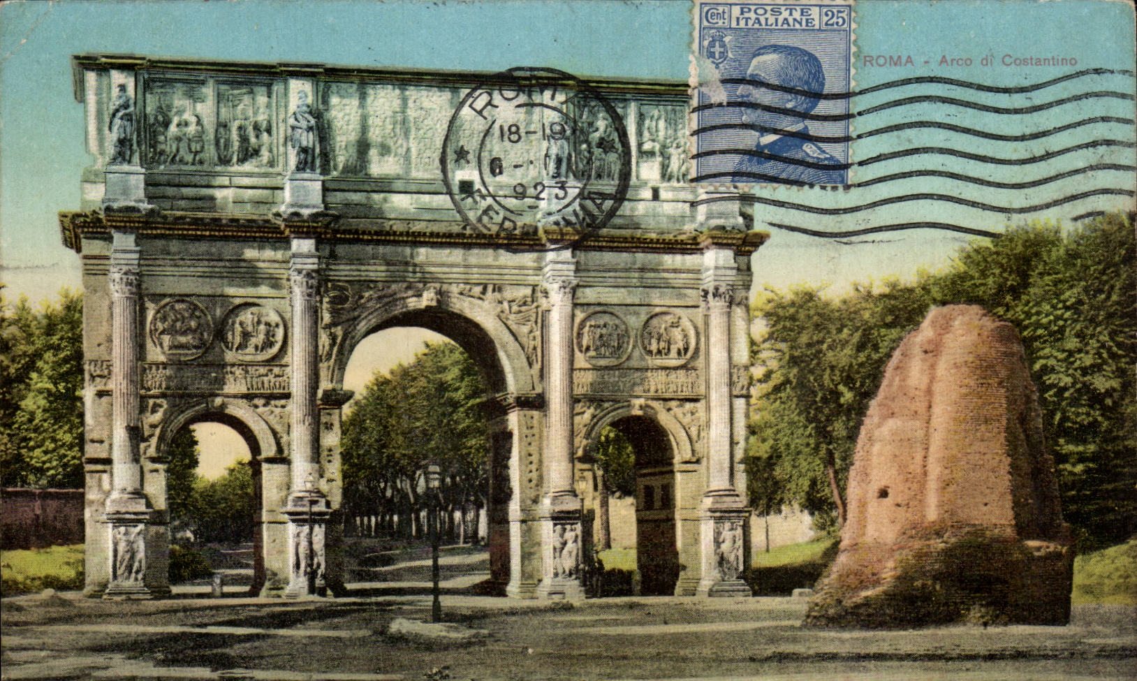 CPA Italie Italia Roma Arco di Constantino