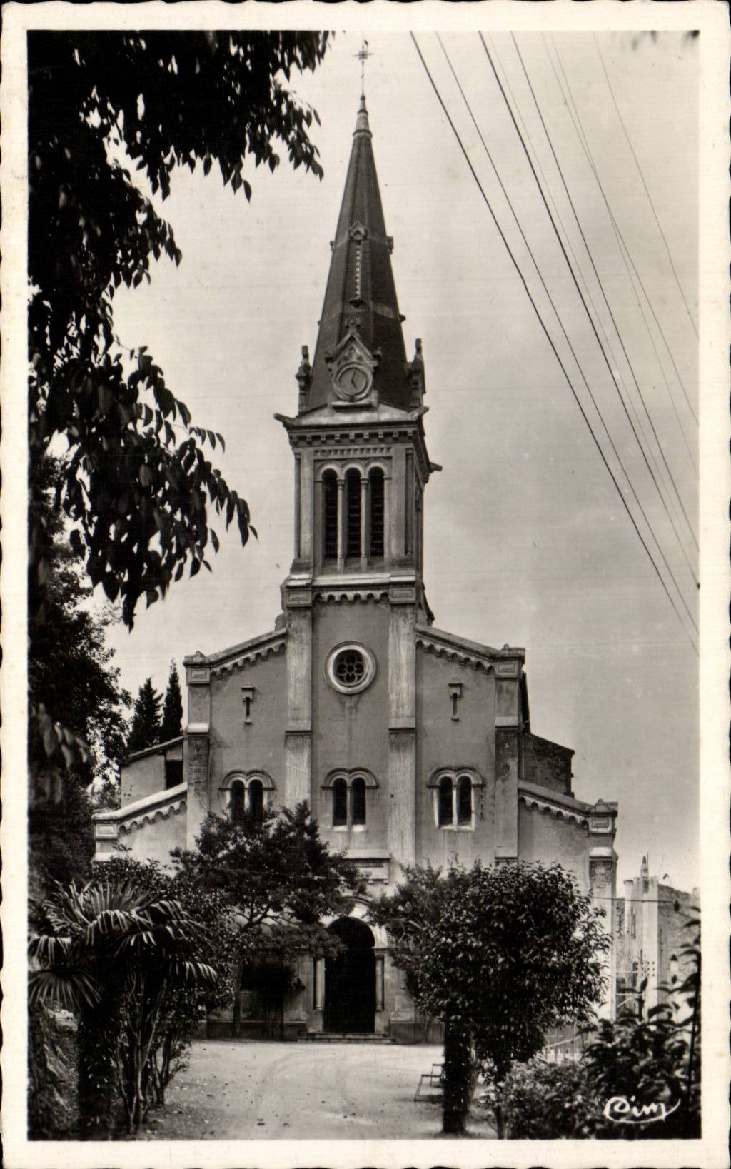 CPA Amelie les Bains L eglise
