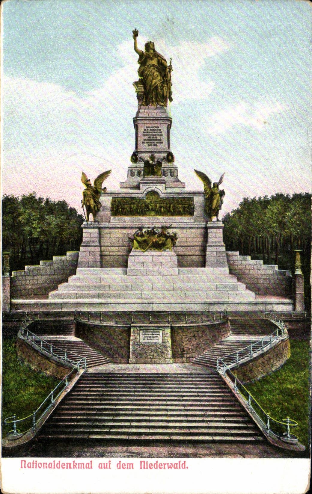 CPA Nationaldenkmal auf dem Niederwald