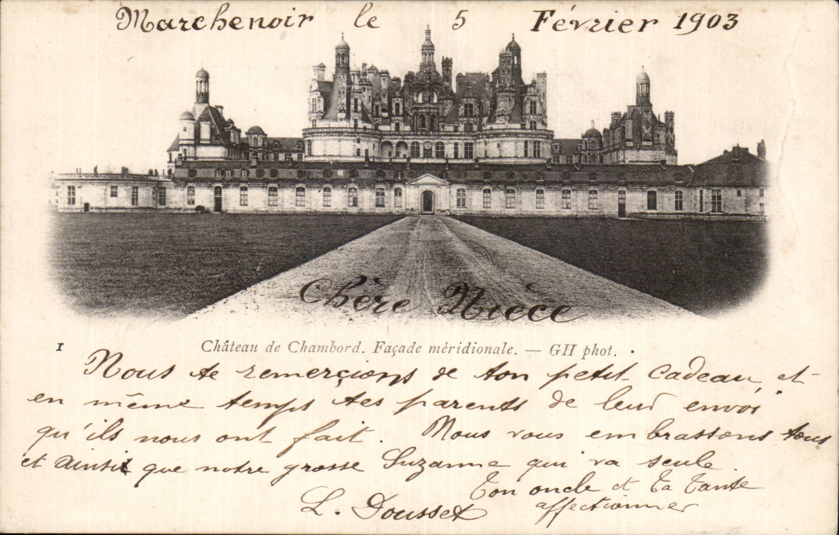 CPA Chateau de Chambord Facade meridionale