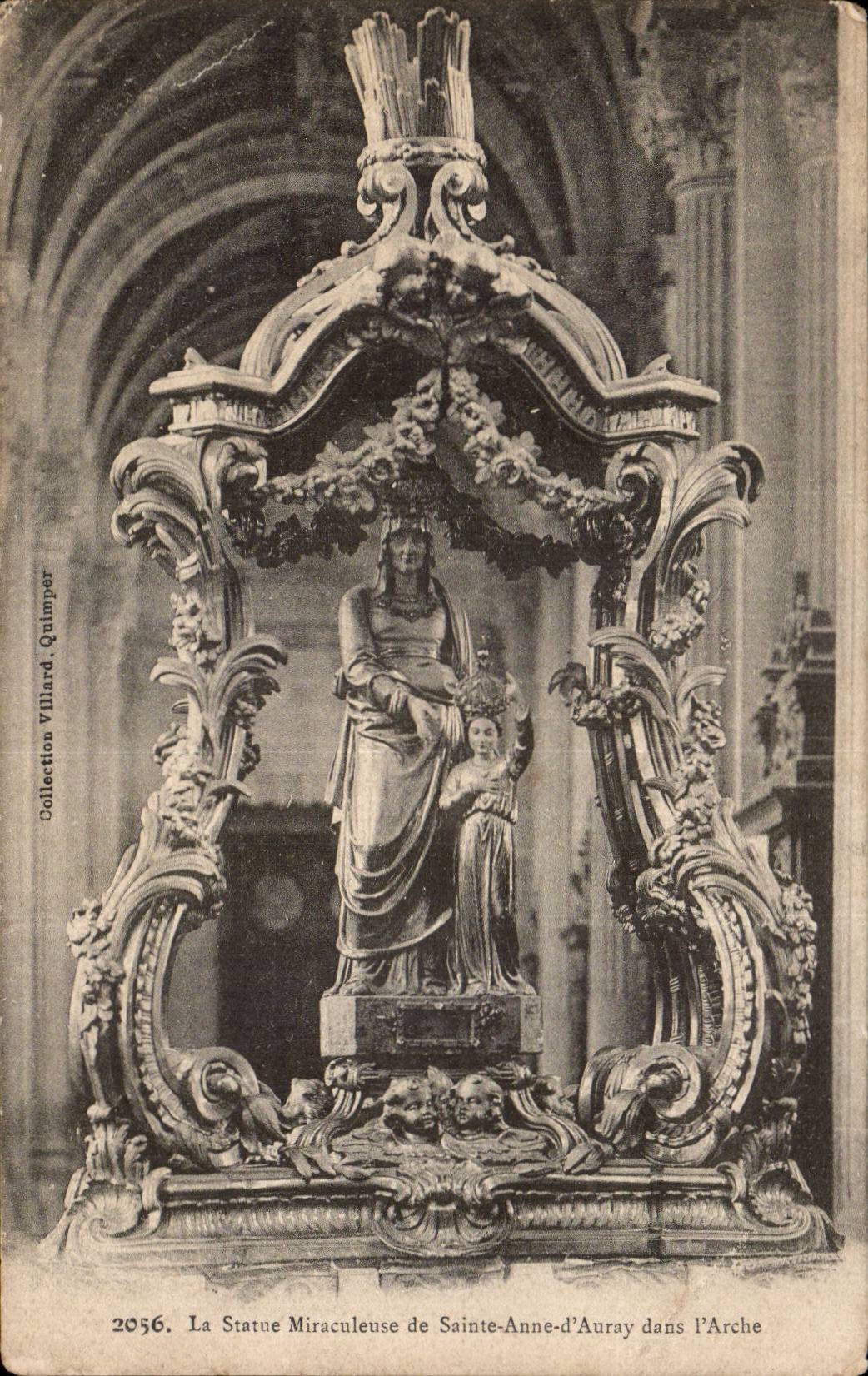 CPA La statue miraculeuse de Sainte Anne d Auray dans l arche