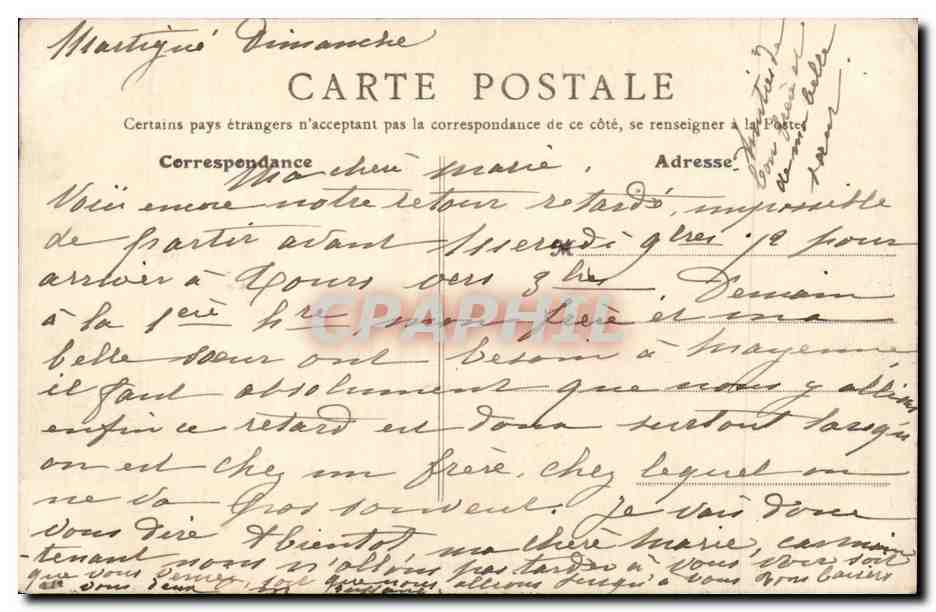 CPA Mayenne Le viaduc et quai Carnot — Back