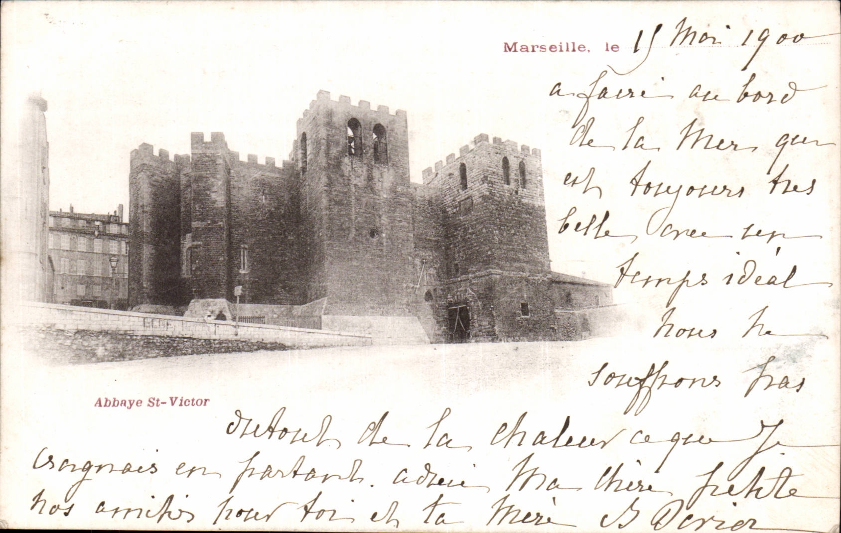 CPA Marseille Abbaye St Victor