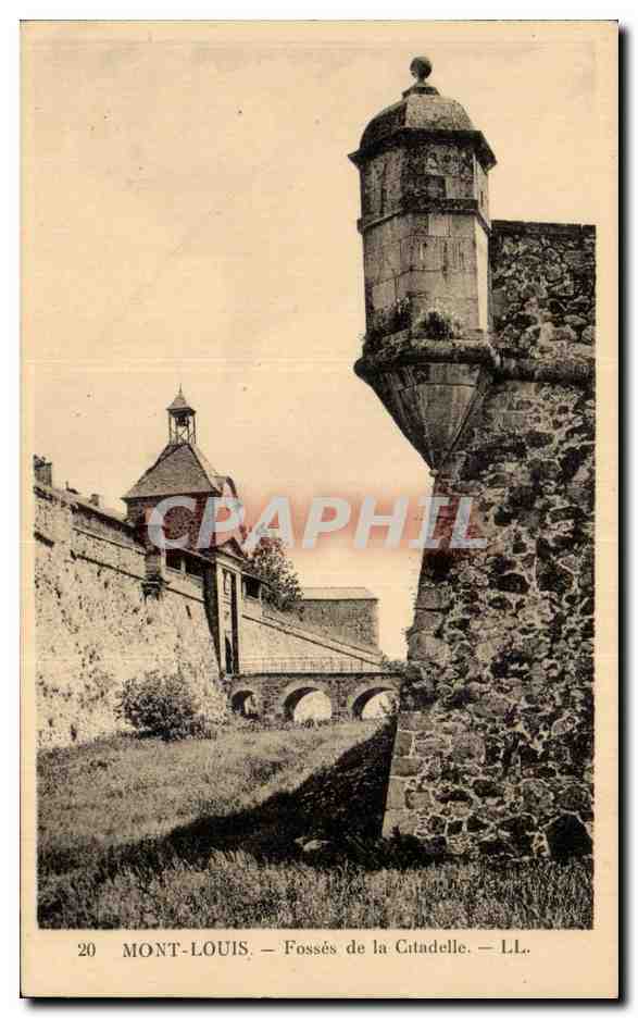 CPA Mont Louis Fosses de la citadelle