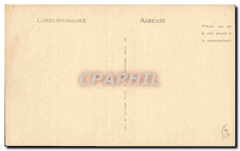 CPA Mont Louis Fosses de la citadelle — Rückseite